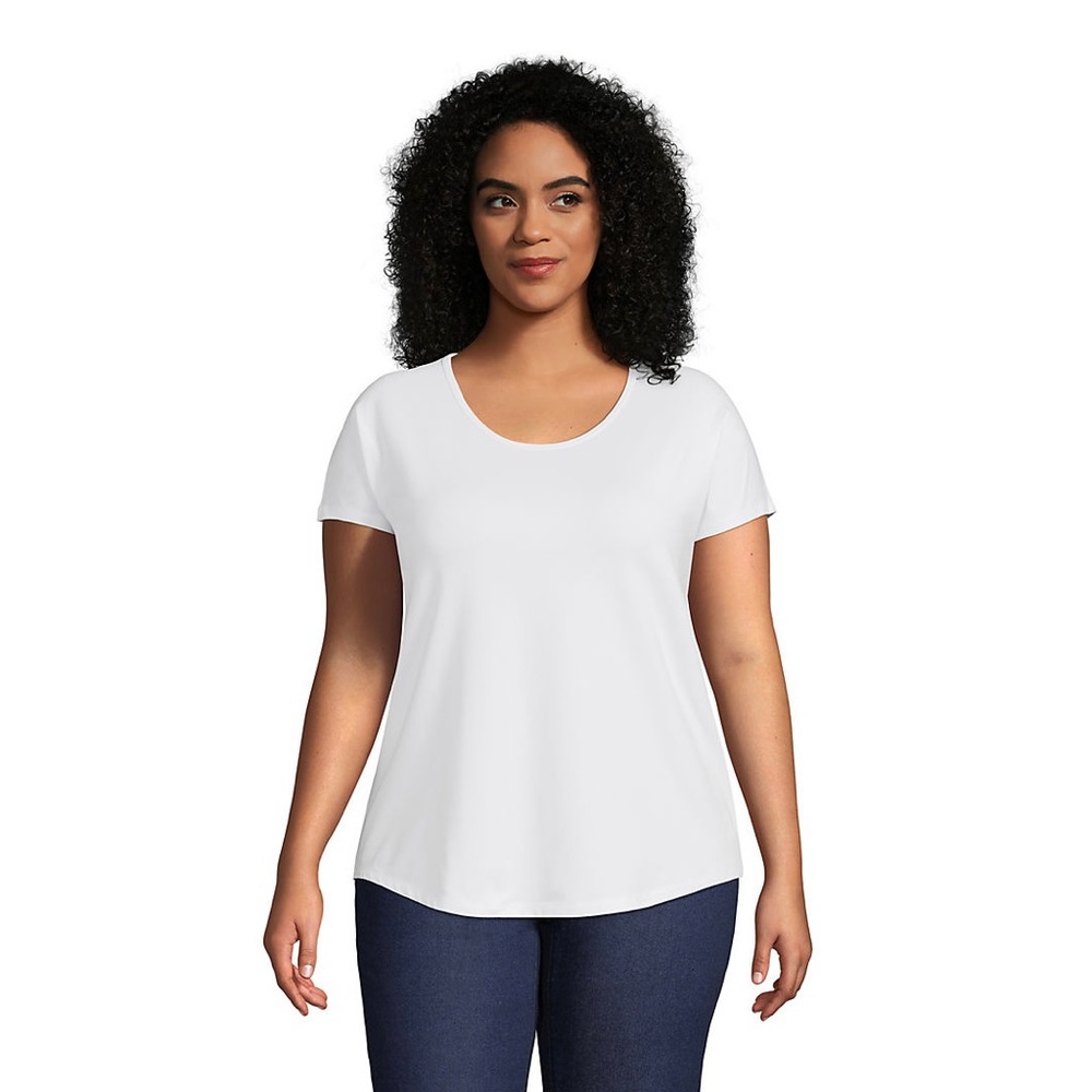 Lands End U neck Tee NWT